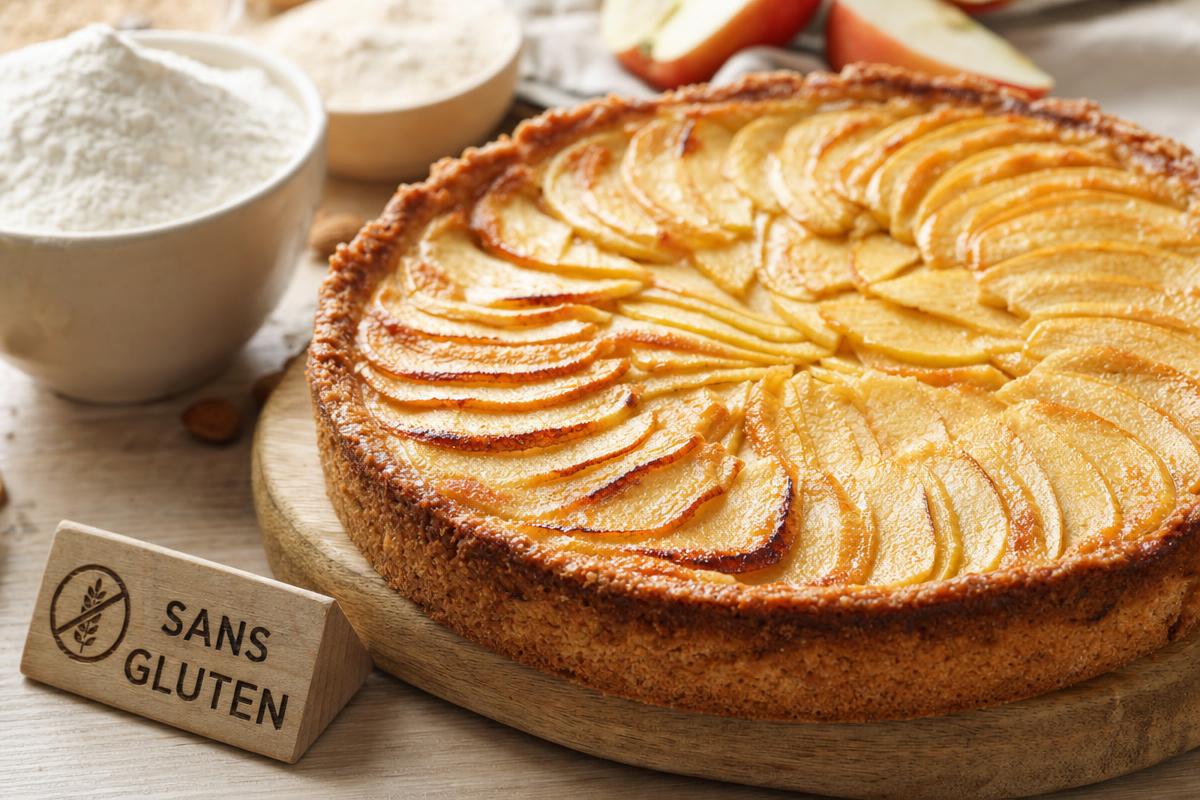 Tarte aux pommes sans gluten : pâte et recette adaptée
